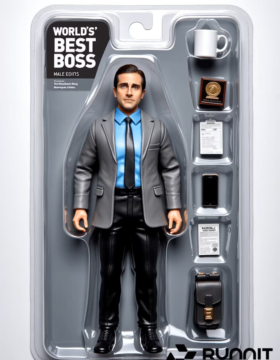 Best Boss Michael Scott Action Figure