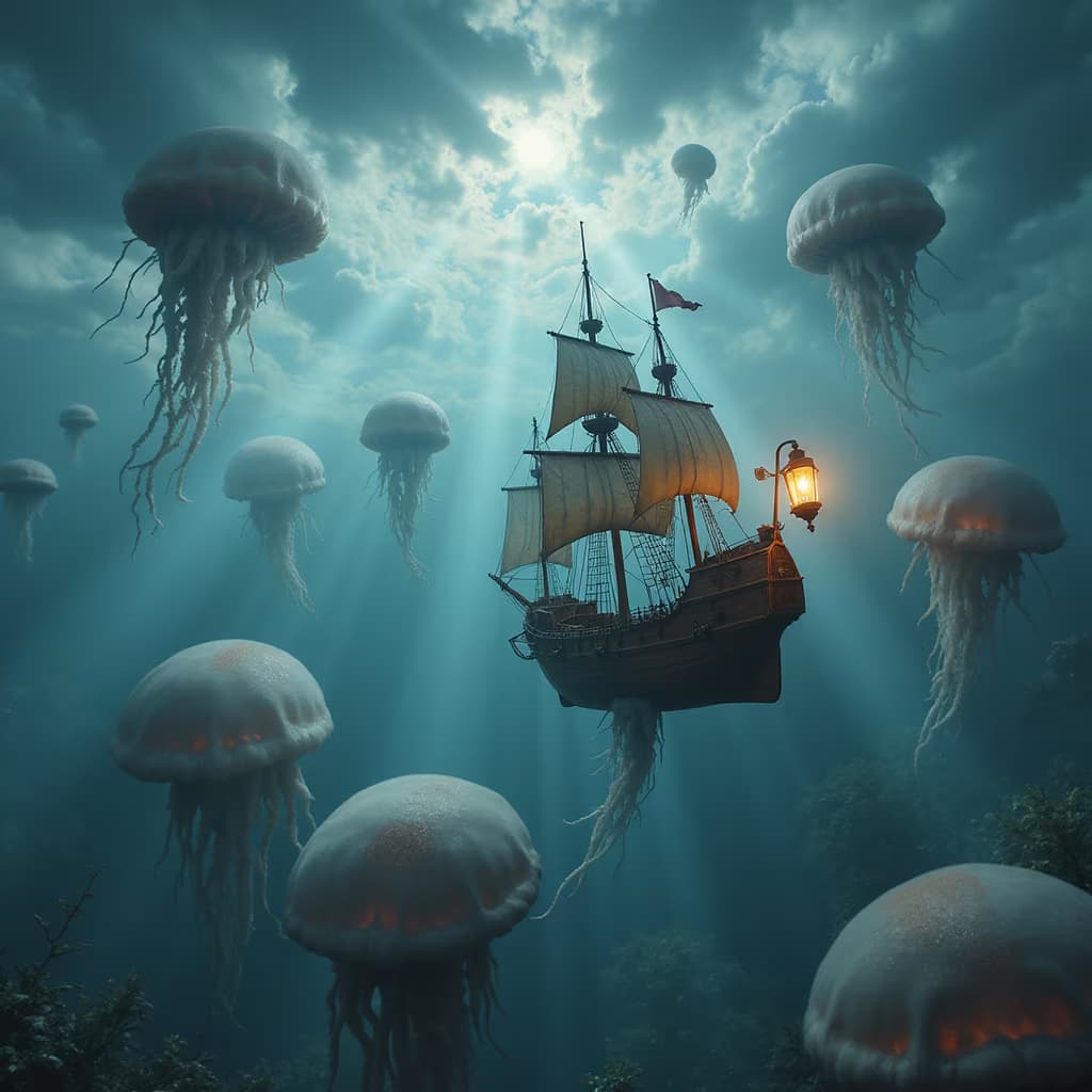 Floating Jellyfish